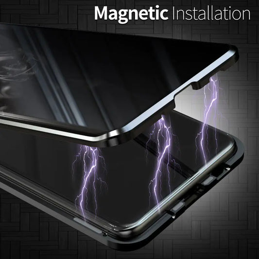 Magnetic Privacy Metal Case Samsung